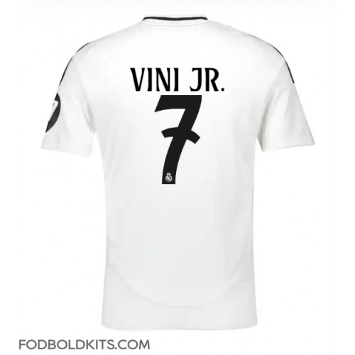 Real Madrid Vinicius Junior #7 Hjemmebanetrøje 2024-25 Kortærmet